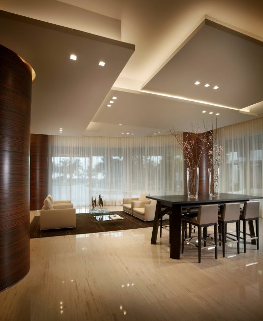 Forma interessante de belo design
