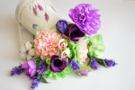 Flores de papel irão deliciá-lo por um longo tempo e nunca desaparecerá