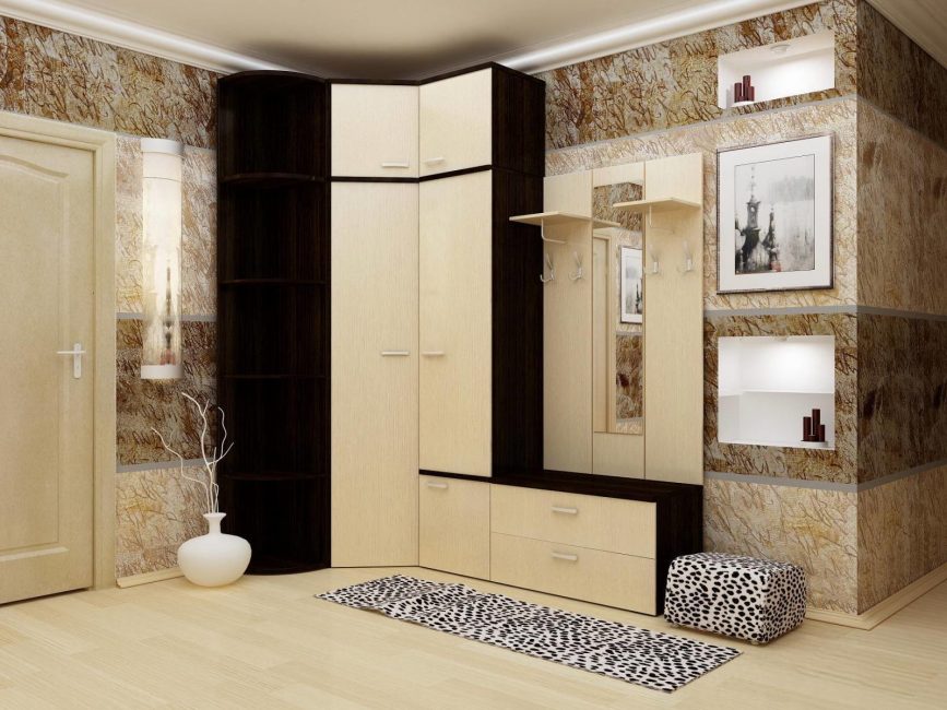Harmonia geométrica sublinhada do estilo Art Nouveau