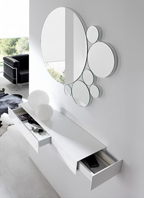 Espelho - a decoração mais interessante da sala