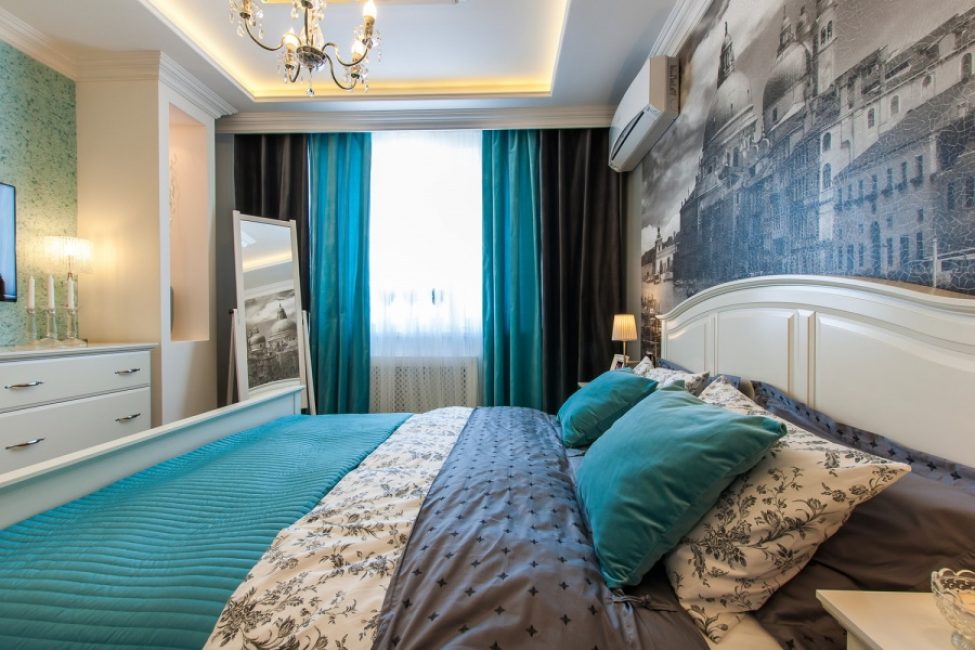 Quarto ideal com tons foscos