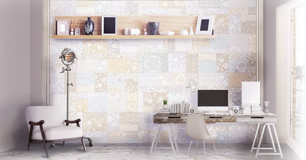 Patchwork de eletrodomésticos no interior