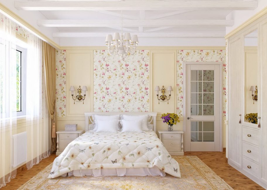 O método de decorar as paredes decoradas para a Provence