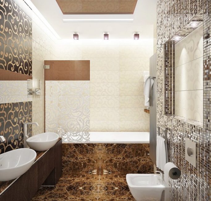 Elementos de mosaico para soluções multicoloridas