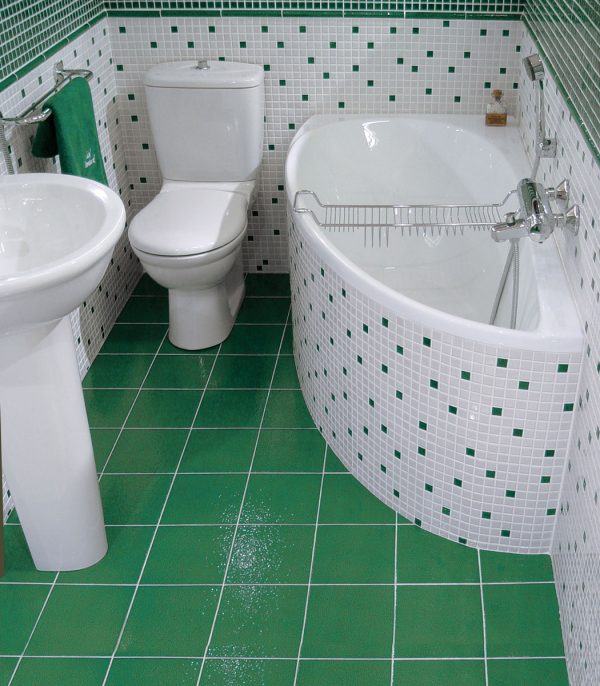 Azulejo para uma pequena casa de banho (mais de 150 Design Fotos): A combinação ideal de estilo e decoração
