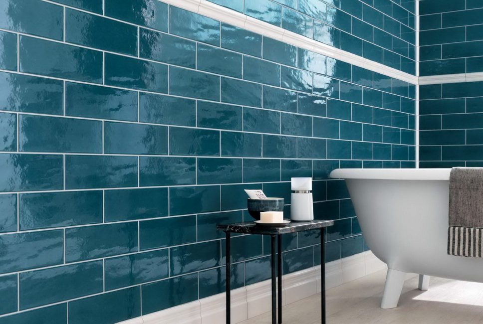 Azul com branco - estilo mediterrâneo