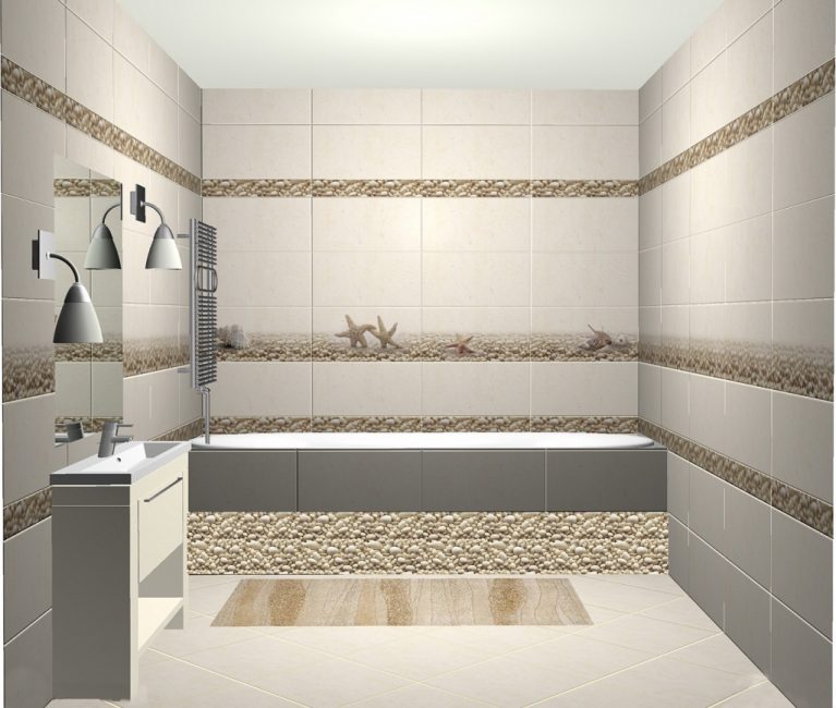 Azulejo brilhante para expandir o espaço visual
