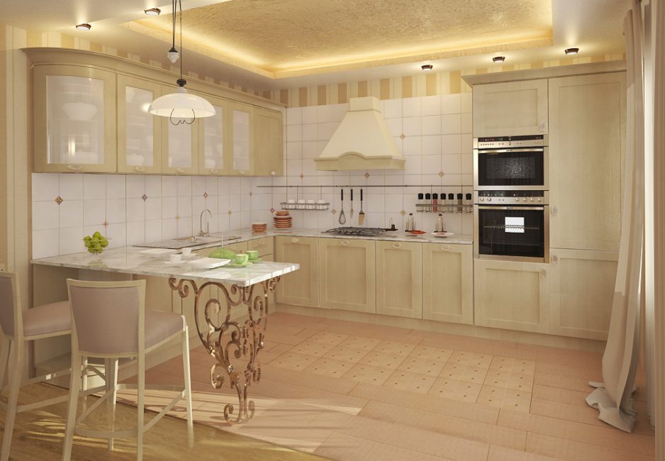 Design romântico em tons pastel.