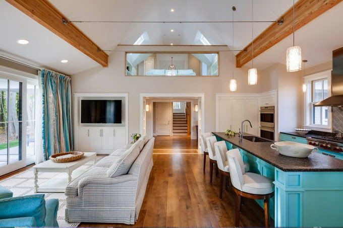 Interior da cozinha combinado com a sala de estar (mais de 180 fotos): truques de design e segredos de posicionamento