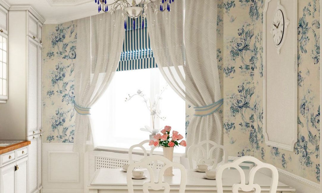 Cortinas para combinar com a cozinha