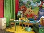 Papel de parede no berçário para meninos (+200 Fotos): damos à criança a oportunidade de se expressar