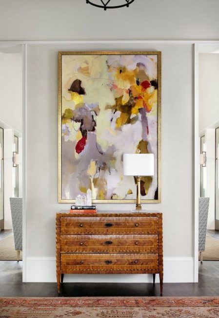 Uma boa opção com pinturas na parede