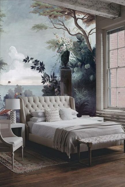 Design floral vai sempre olhar grande