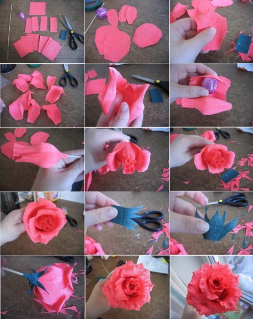 Esquema diy rosas