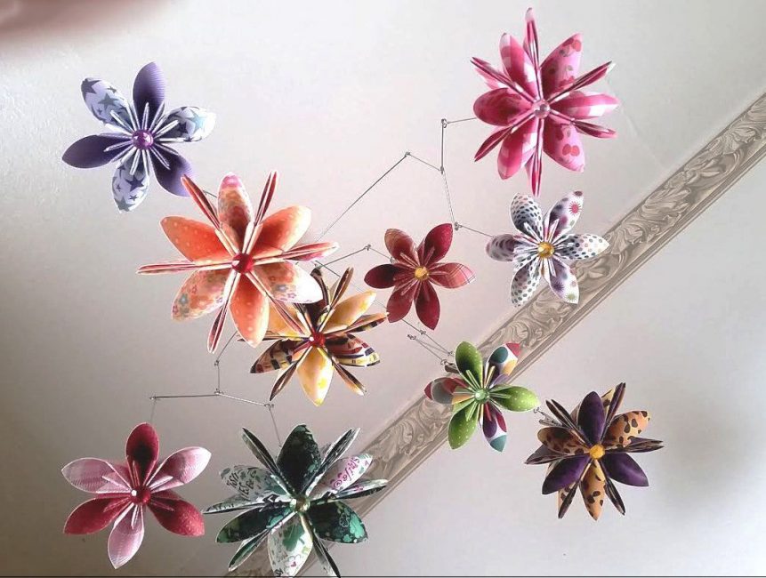 Pingentes de flores