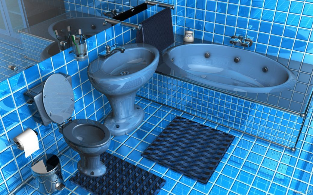 Azul brilhante de design de combinação