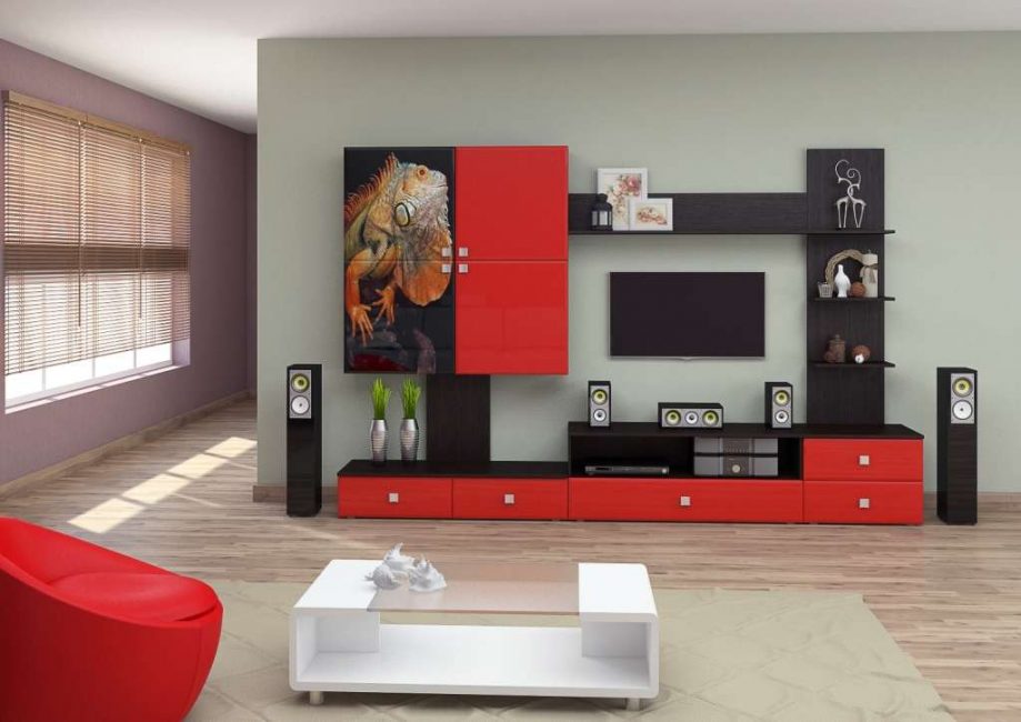 Decoração animada com impressão fotográfica
