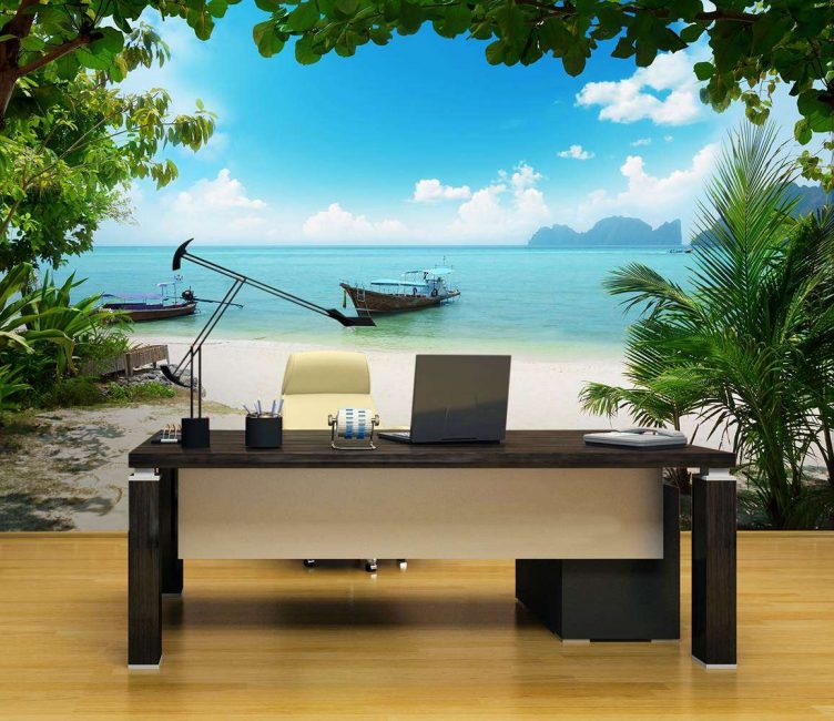 Paisagem para conforto e relaxamento