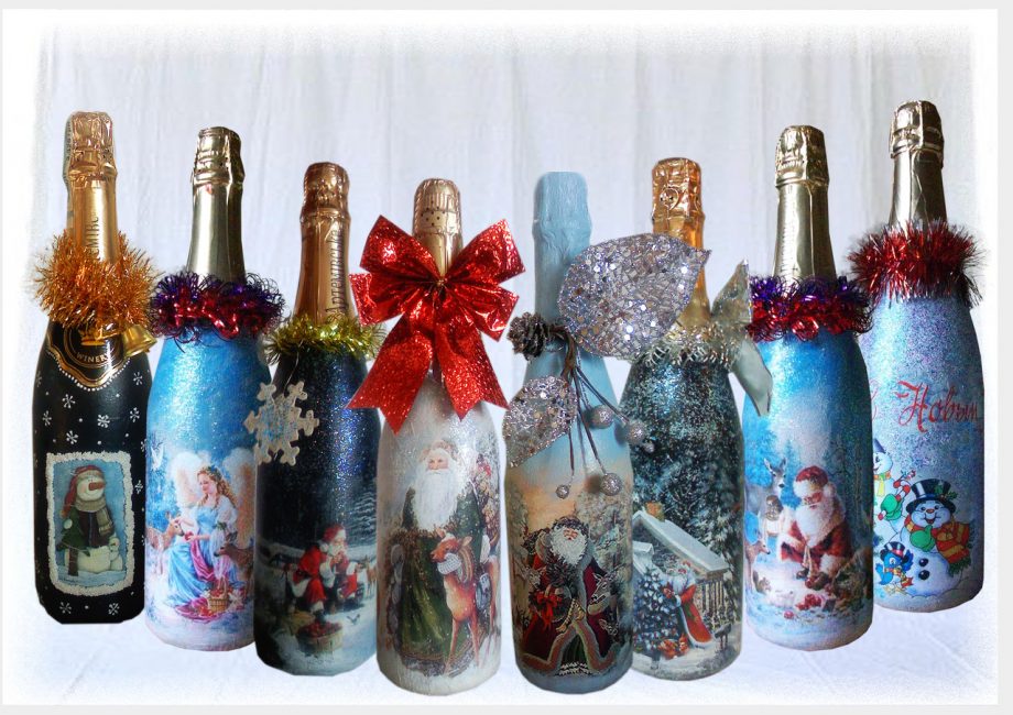 A técnica de decoupage utiliza os seguintes materiais: guardanapos, papel de arroz, recortes de jornais e revistas