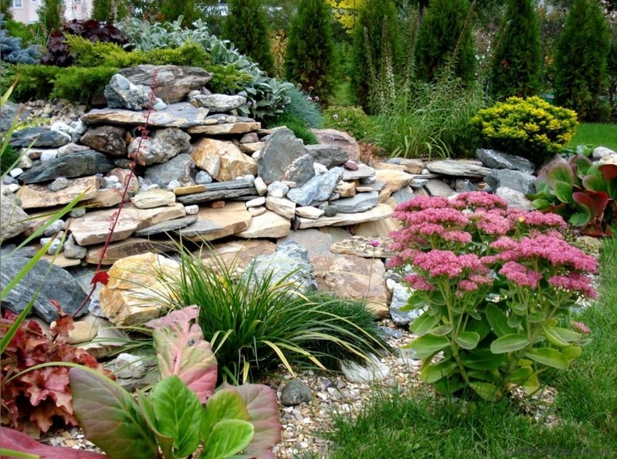Decore seu jardim com jardim de pedras