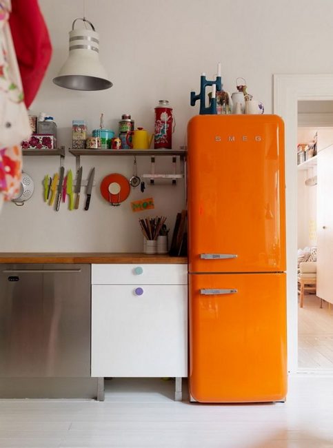 Na cozinha, onde pouco é preparado, não necessariamente um monte de fone de ouvido