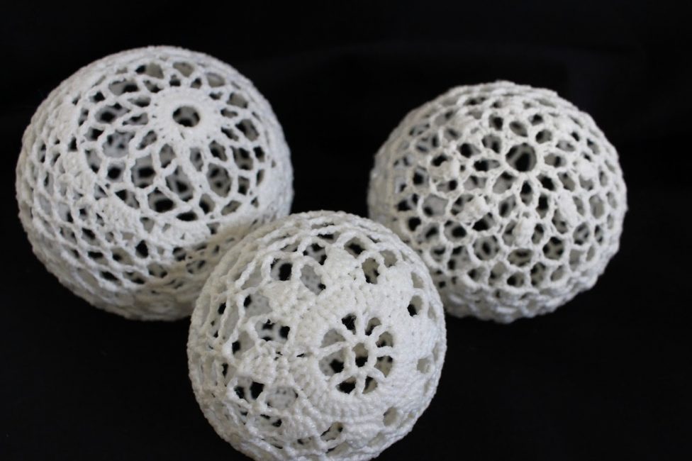 Bolas de natal do ar