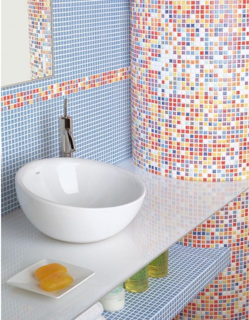 Mosaico para o banheiro