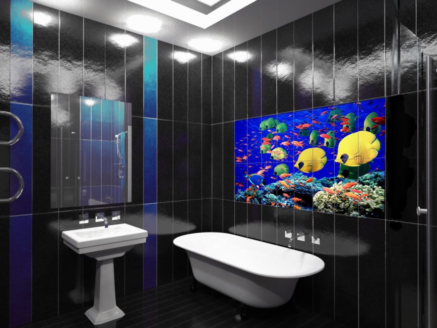 Telhas marinhas 3D