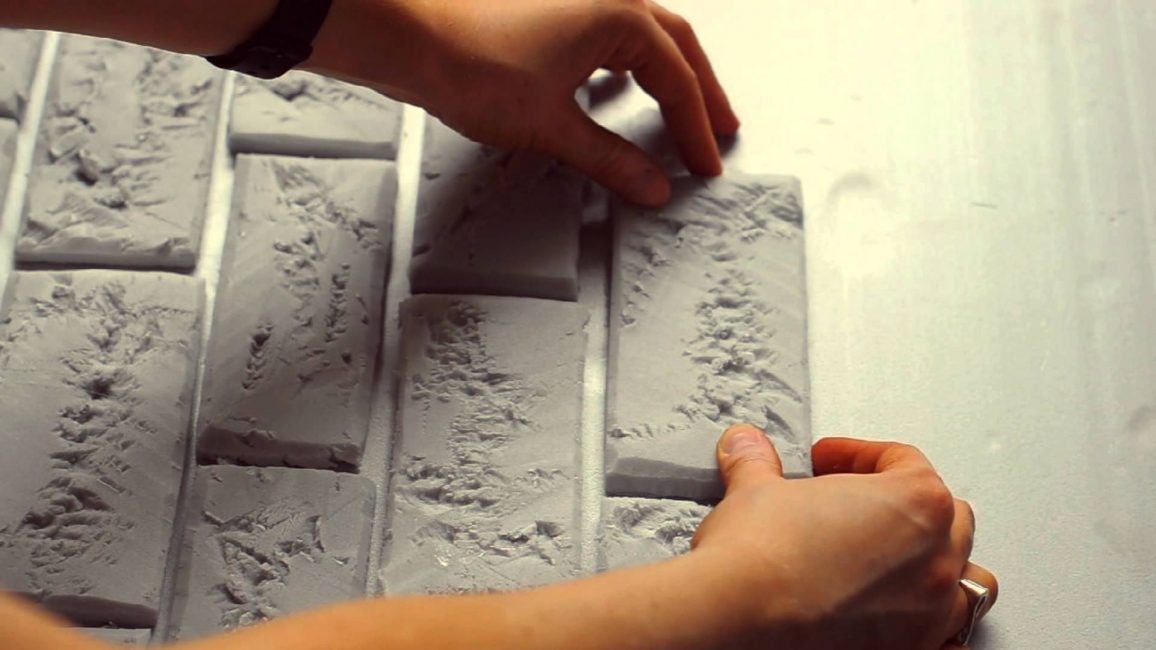 الطوب DIY الديكور
