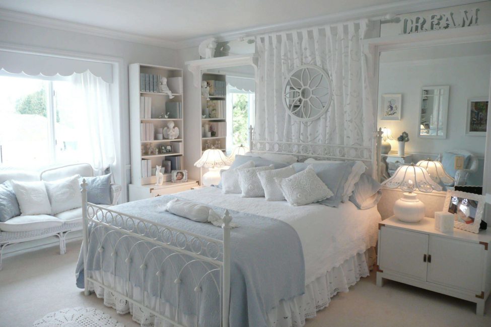 Estilo provençal no quarto