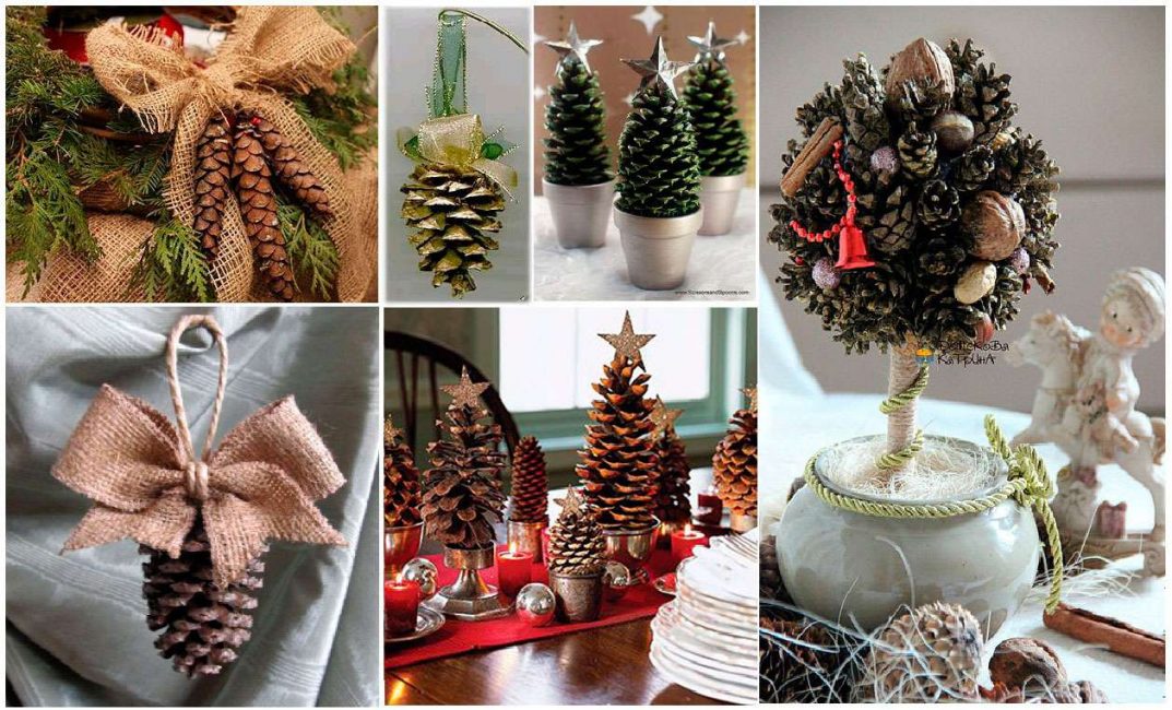Cones e bolotas no Ano Novo não são supérfluos