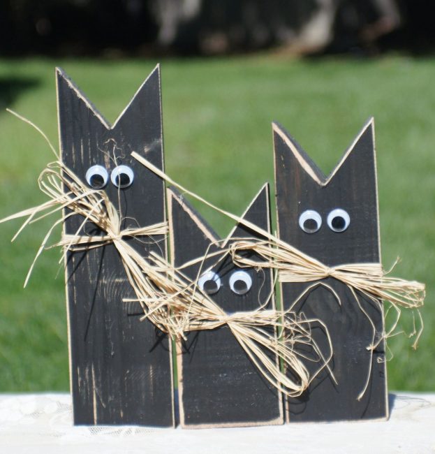 Artesanato eco-friendly de Halloween