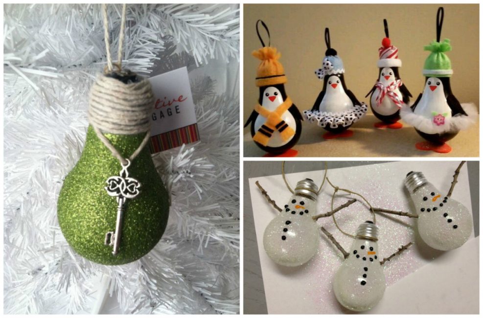 Decoração DIY para a árvore de Natal