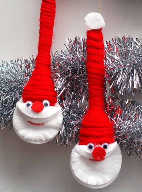 Papai Noel com as próprias mãos