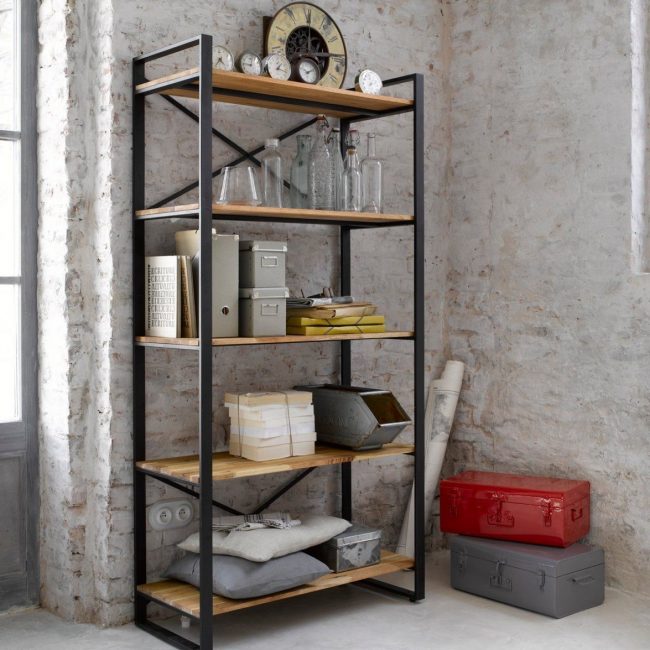Estantes de estilo loft