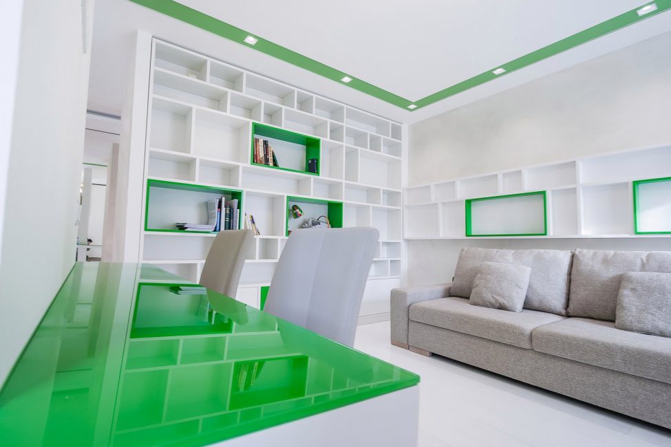 Solução incomum para a sala de estar