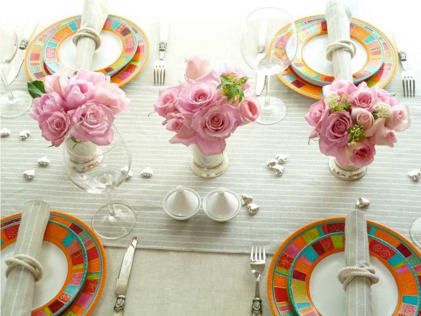 Use flores frescas