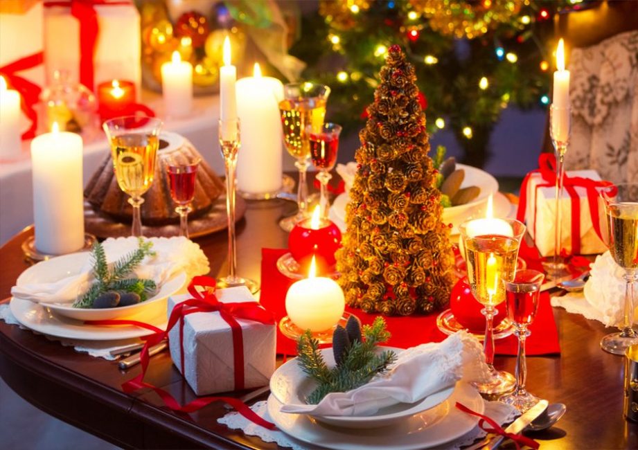 Nós usamos acessórios de Natal