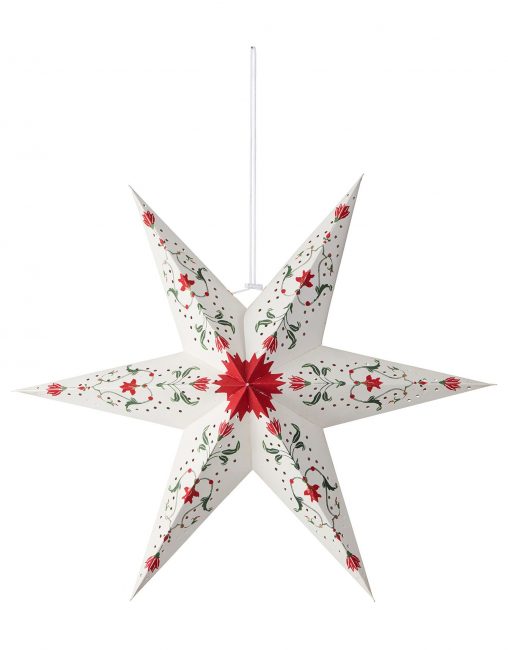 Use papel de designer para criar decorações brilhantes.
