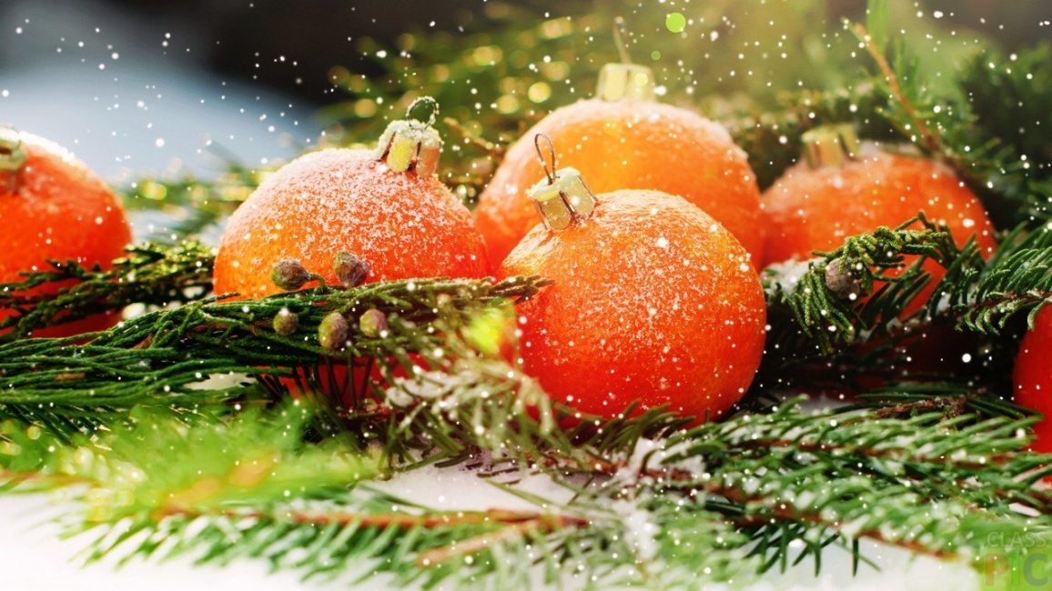 Decore tangerinas laranja pinho