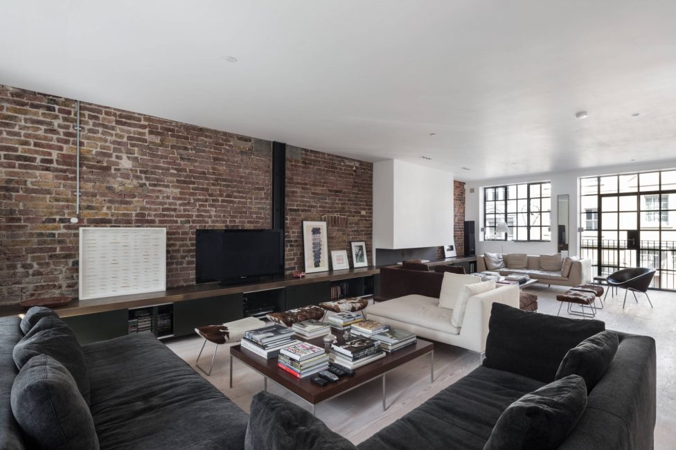Mesa de café estilo loft pode ser de qualquer tamanho e forma