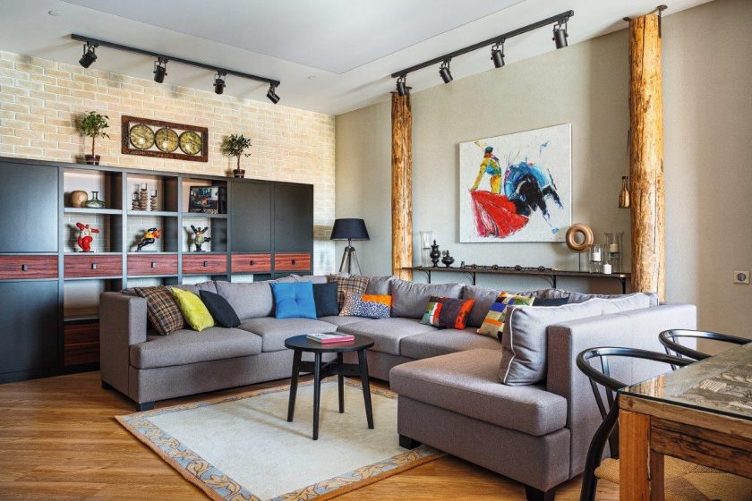 Básico Estilos modernos no design da sala de estar: 180+ Fotos de combinações de cores no interior