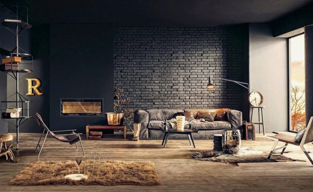 Interior preto parece espetacular