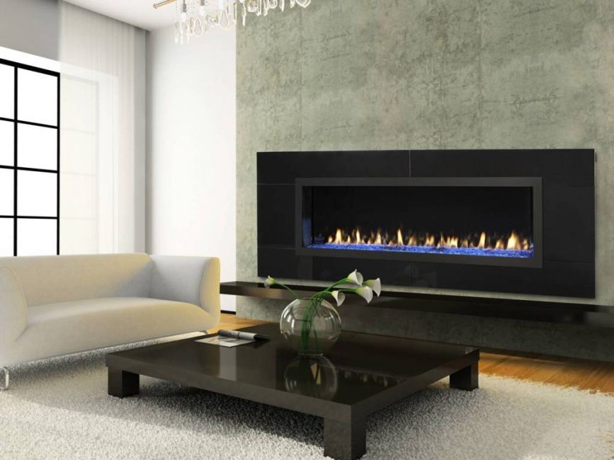 O design recesso parece particularmente moderno e elegante.