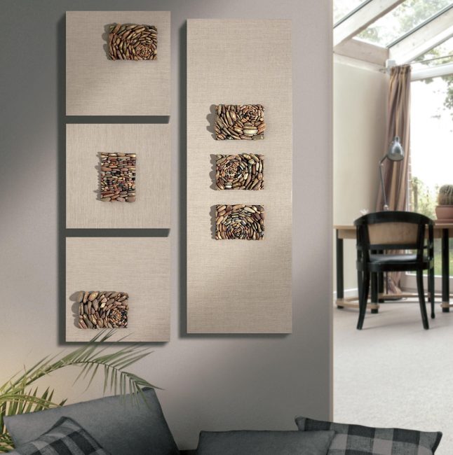 Um painel de parede é uma oportunidade para criar um interior individual.