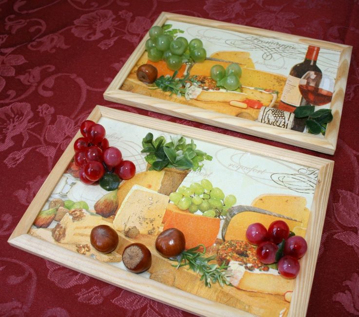 Use comida para decoração
