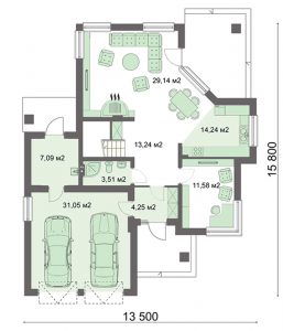 175+ Foto Projetos de casas de blocos de concreto de espuma, ou como construir rapidamente um sonho?