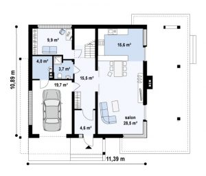 175+ Foto Projetos de casas de blocos de concreto de espuma, ou como construir rapidamente um sonho?