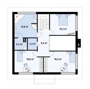 175+ Foto Projetos de casas de blocos de concreto de espuma, ou como construir rapidamente um sonho?