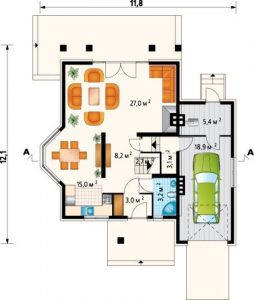175+ Foto Projetos de casas de blocos de concreto de espuma, ou como construir rapidamente um sonho?